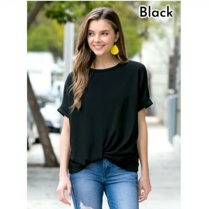 Summer Waffle Knot Top size medium